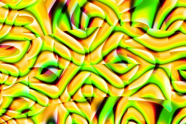 Fantasia colorido caótico fractal textura . — Fotografia de Stock