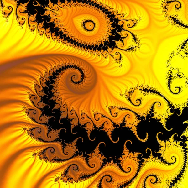 Fractal is never-ending pattern.Fractals are infinitely complex — Stock Photo, Image