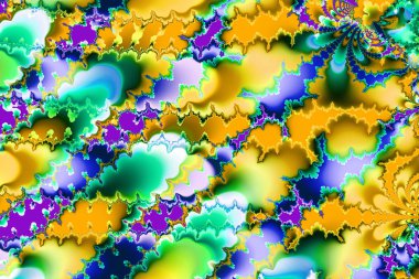 3D soyut fraktal arka plan.