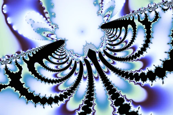 Formas fractales bstract. Fantasía colorida textura fractal caótica — Foto de Stock