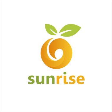 Turuncu Sağlıklı Gıda Logo Tasarımı