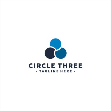 Abstract Circle üç logo tasarım ilham