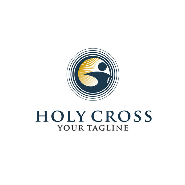 Human Cross Logo Design Inspiration