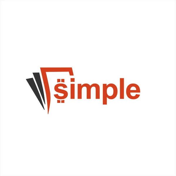Ingresso Simples Logo Design inspiração —  Vetores de Stock