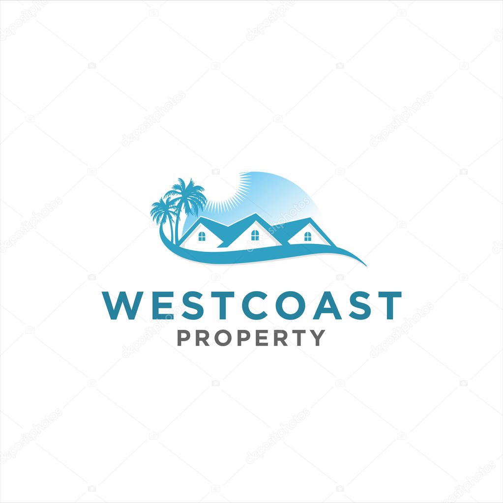 Modern property logo for bay area