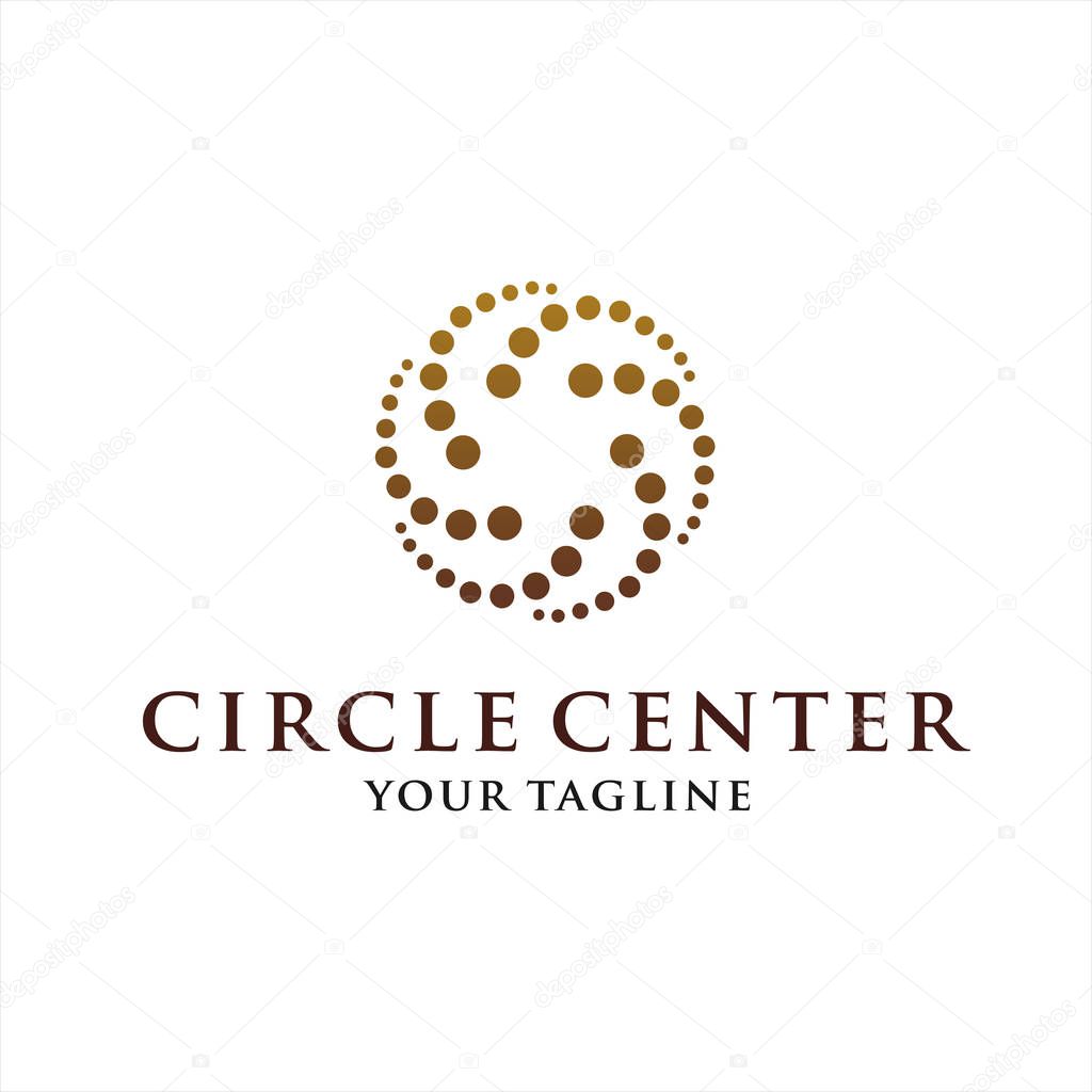 Dot Circle Logo Design Idea