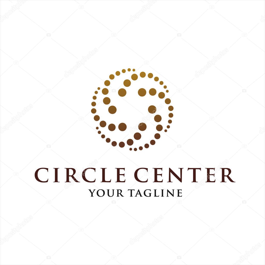 Hypnosis circle abstract logo