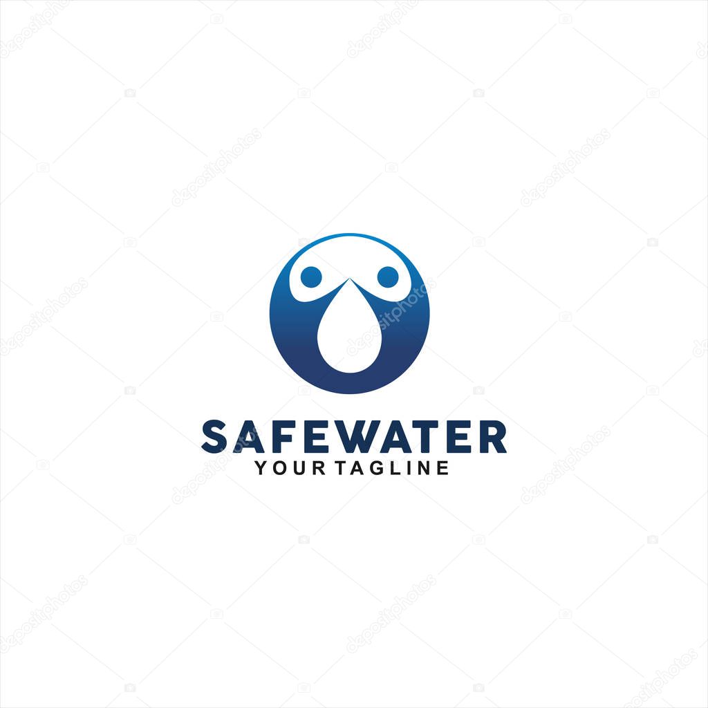 safe water logo design inspiration