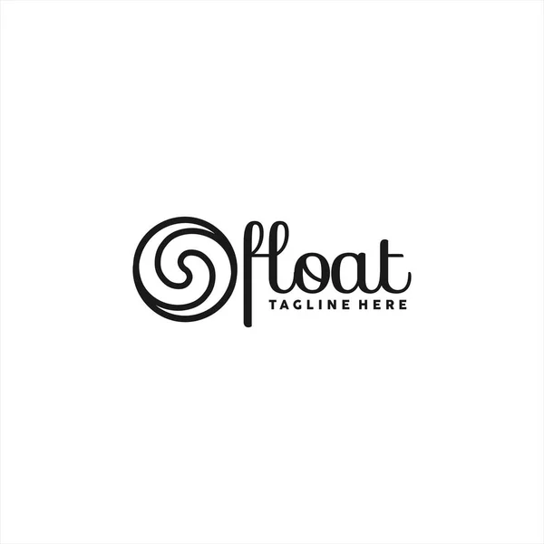 Ipnotica circolare Logo Design Ispirazione — Vettoriale Stock