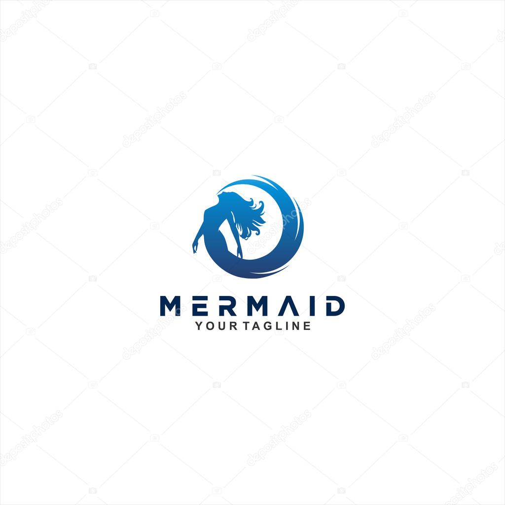 Mermaid Logo Design Inspiration Idea