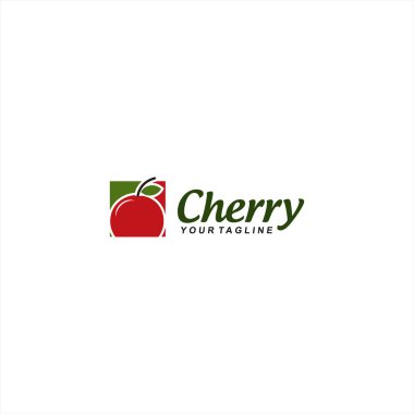 Basit neşeli logo şablon tasarımı