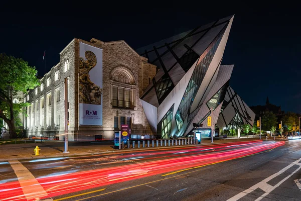 Toronto Canadá Julio 2020 Vista Nocturna Del Monumento Arquitectónico Royal — Foto de Stock