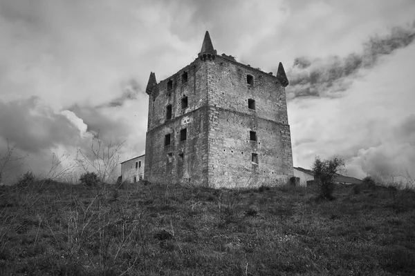 Velho Solar Casa Caça Conhecida Como Torre Das Águias Edifício — Fotografia de Stock