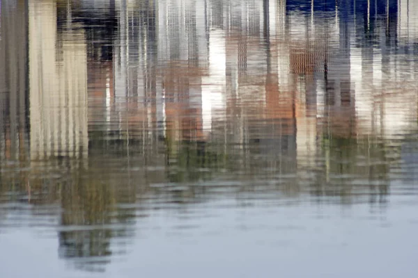 Medieval city reflection — Stock Photo, Image