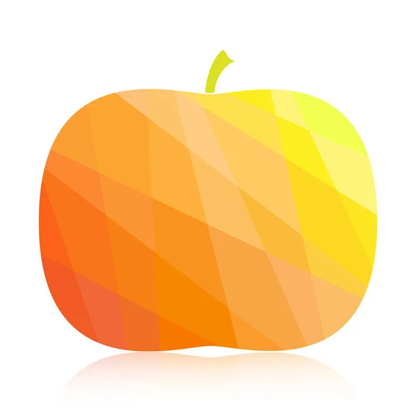 Pumpkin colorful abstract. vector illustration — Stock Vector