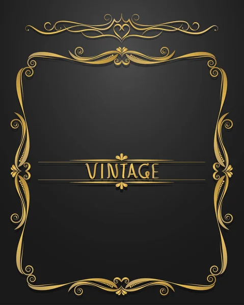 Vintage rama wzór tablica — Wektor stockowy