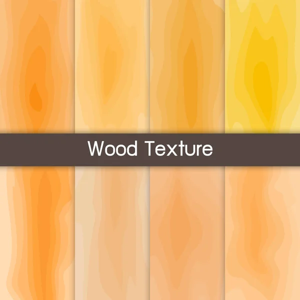 Wood Texture Design. Vecter set — Stock Vector