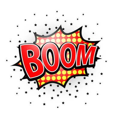 Boom, komik konuşma balonu