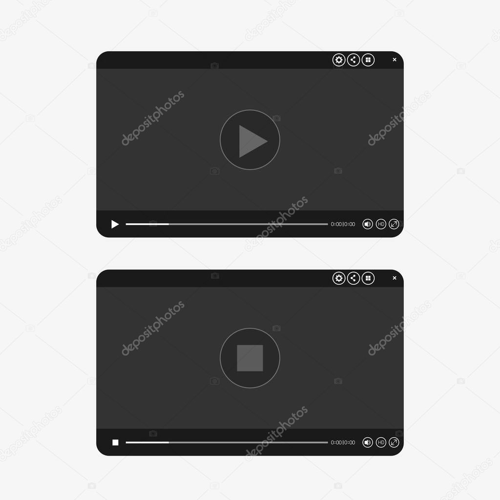 Video player for website and social media