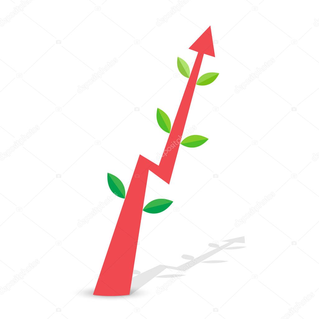business growth. idea concept vector illustration