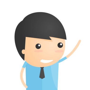 İşadamı gösteri el sunumu