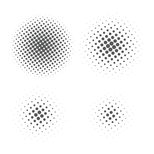 Grafik tasarım için soyut Halftone öğesi
