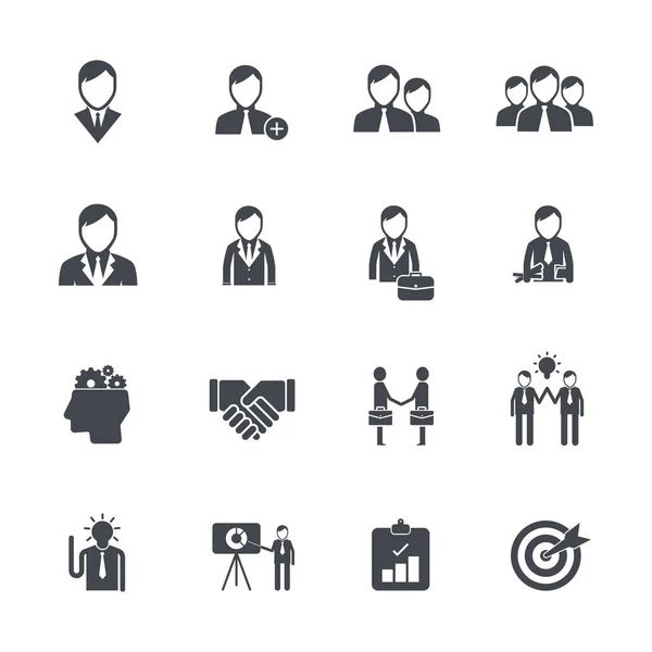 Иконы бизнесмена — стоковый вектор