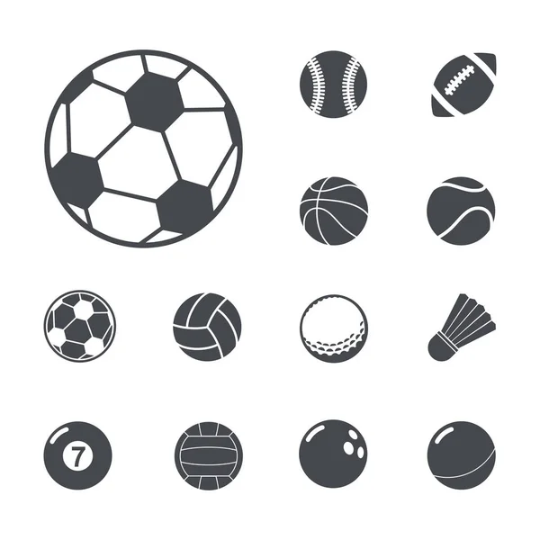 Iconos deportivos — Archivo Imágenes Vectoriales