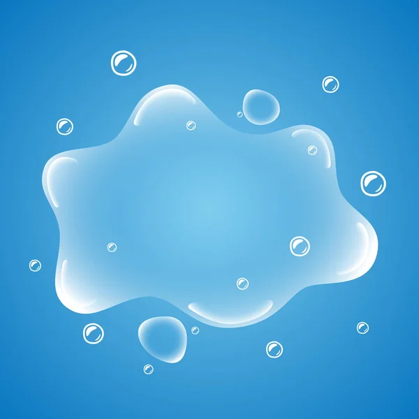Water splash. Vector illustration — Stock Vector