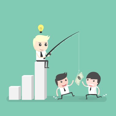 İşadamı parayla ayartacak. Yem kavramı.