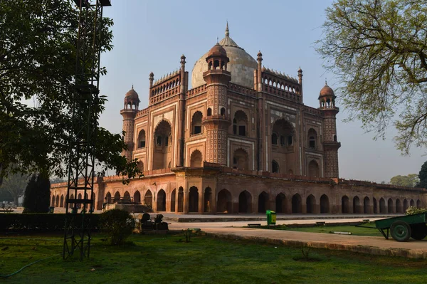 Una Vista Fascinante Safdarjung Tumba Memorial Cubo Basura Desde Lado — Foto de Stock