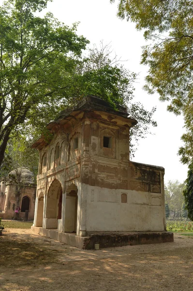 Een Betoverend Uitzicht Shish Gumbad Monument Lodi Tuin Lodhi Tuinen — Stockfoto