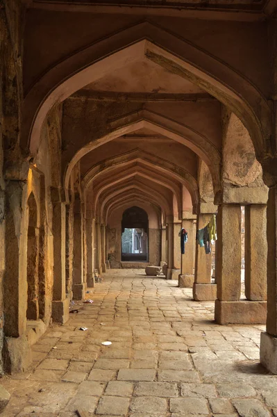 Sol Crear Una Vista Espectacular Dentro Del Monumento Monumento Hauz — Foto de Stock