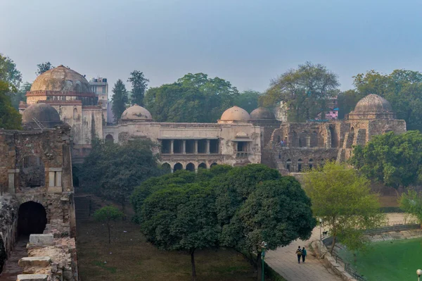 Een Betoverend Uitzicht Hauz Khas Meer Tuin Van Hauz Khas — Stockfoto