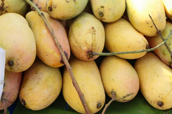 Ripe Mango Fruit Delicious Street Food — Stock Photo, Image