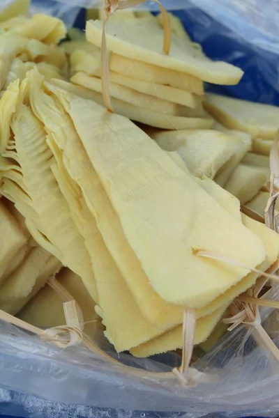 Bambu Doce Atirar Para Cozinhar Mercado — Fotografia de Stock