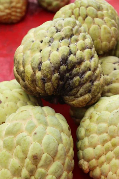 Sugar Apple Est Délicieux Nourriture Rue — Photo