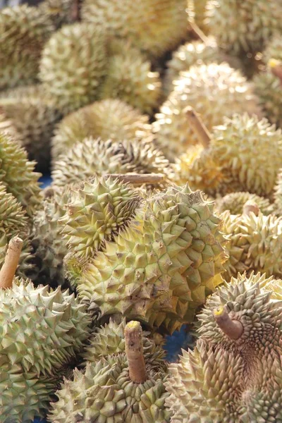 Durian Fruit Lekker Straat Eten — Stockfoto
