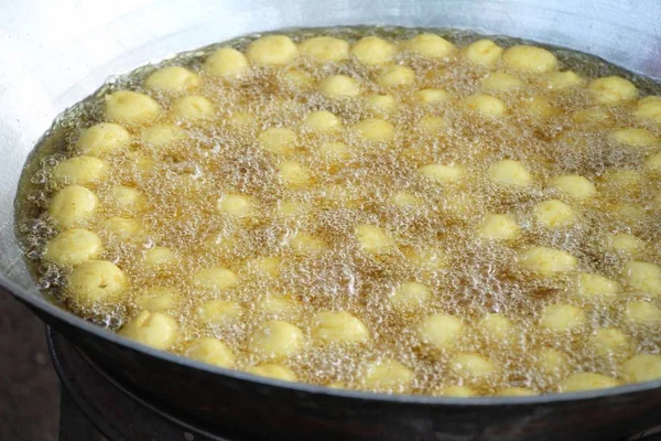 Patatas Fritas Estilo Asiático Dulce Delicioso — Foto de Stock