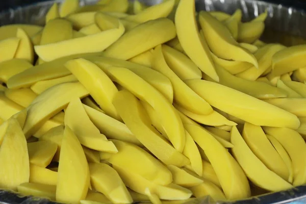 Marynowane Mango Jest Pyszne Ulicznym Jedzeniu — Zdjęcie stockowe
