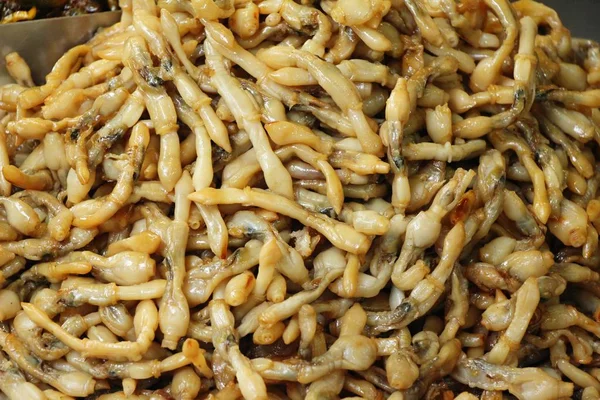 Tatlı Salyangoz kabuğu sokak gıda lezzetli