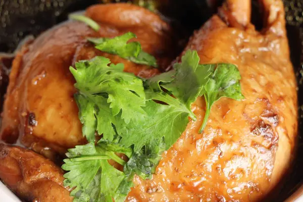 Ayam Rebus Itu Lezat Makanan Cina — Stok Foto