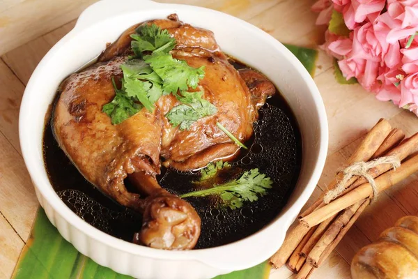 Ayam Rebus Itu Lezat Makanan Cina — Stok Foto