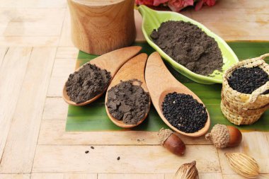 Siyah susam toz siyah susam