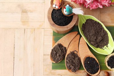 Siyah susam toz siyah susam