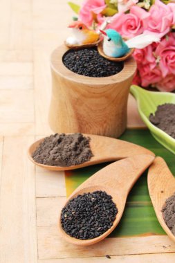 Siyah susam toz siyah susam