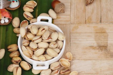 lezzetli fırında tuz fıstık fıstık