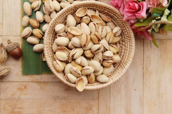 Pistachio Nuts Salt Baked Tasty — Stock Photo, Image