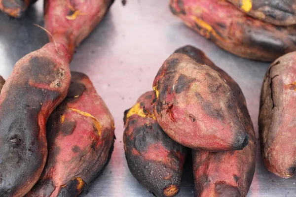 Parrilla Batatas Estufa Deliciosa — Foto de Stock