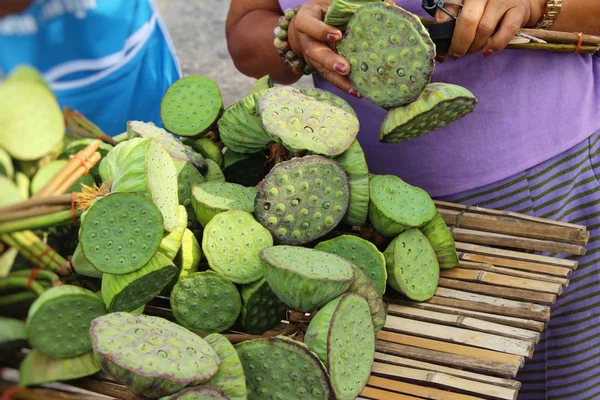 Lotus Seed Street Food — Stock Photo, Image